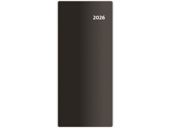 Diár 2026 TORINO, celoplastový mesačný, 32 str, 77x178mm